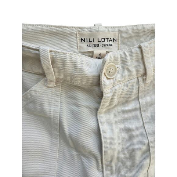 Nili Lotan Quentin Pant Stone Size 4 - Picture 8 of 8